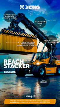 XCMG Lanza la Reach Stacker: Un Hito en Logística Portuaria
