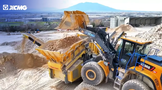 XCMG impulsa cargador eléctrico en faenas mineras